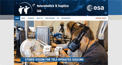 Desktop Screenshot of esa-telerobotics.net